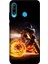 Huawei P40 Lite E Kılıf Baskılı Ateş Motosiklet Desenli Zipax A++ Silikon - 8830 1