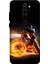 Xiaomi Redmi Note 8 Pro Kılıf Baskılı Ateş Motosiklet Desenli Zipax A++ Silikon - 8830 1
