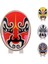 Manyetik Top Işaretleyicisi Olan Yeni Pekin Opera Maske Alaşım Golf Şapka Klipsi, 4pcs 1