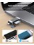 Type-C ve USB Sd Tf Dual Başlıklı Kart Okuyucu, Siyah, CD2D-AC2 5