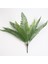 2pcs Yapay Palmiye Yaprakları - 56CM - Koyu Yeşil Sahte Fern Bitki Cycas 3