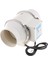 4 '' Egzoz Fanı Sıralı Kanal Havalandırma Blower ve Anti Korozyon Kanal Hortumu 220V, 3