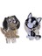 Alaşım Kedi Köpek Golf Şapkası / Visor Klipsi Manyetik Top Marker, 2 Set (Yurt Dışından) 1