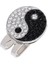 2pcs Opera Maskesi Yin Yang Visor Üzerinde Manyetik Golf Top Marker Klibi (Yurt Dışından) 2