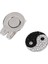 2pcs Opera Maskesi Yin Yang Visor Üzerinde Manyetik Golf Top Marker Klibi (Yurt Dışından) 3