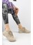 Nude Unisex Triko Sneaker 4555 Ortopedik Tabanlı Bej Günlük Ayakkabı Modelleri 1