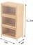 1:12 Dollhouse Mobilya Dolabı Bebekleri Ev Kitaplık Aksesuarları (Yurt Dışından) 4