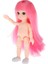 1/12 Bjd Bebek Gövdesi 3D Büyük Gözler Gerçekçi Kirpik Uzun Saç Oyuncakları Oyun (Yurt Dışından) 3