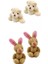 1.97INCH Mini Ortak Ayı ve Peluş: 12 Bebek Evi Dekoru (Yurt Dışından) 1