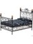 2pcs Bebek Evi Minyatür Mobilya Ahşap/metal Yatak Kanepe Seti 1:12 Oda (Yurt Dışından) 1