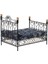 2pcs Bebek Evi Minyatür Mobilya Ahşap/metal Yatak Kanepe Seti 1:12 Oda (Yurt Dışından) 4