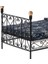 2pcs Bebek Evi Minyatür Mobilya Ahşap/metal Yatak Kanepe Seti 1:12 Oda (Yurt Dışından) 5