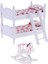 Avrupa 1/12 Dollhouse Minyatür Mobilya Çocuk Ranza ve Sallanan At (Yurt Dışından) 1