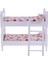 Avrupa 1/12 Dollhouse Minyatür Mobilya Çocuk Ranza ve Sallanan At (Yurt Dışından) 4