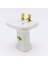 Dollhouse Mini Banyo Farklı Desenli （4 Yaprak Çim ve Gül）(Yurt Dışından) 3