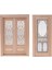 Prettyia 1/12 Ahşap Içi Boş Ekran Kapı Dollhouse Minyatür Dıy Aksesuar 2pcs (Yurt Dışından) 1