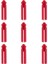 18 Pièces En Alüminyum Anodisé Dart Koruyucular/koruyucu 3
