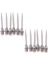 12PCS Çelik Dart Değiştirme Dönüşüm Noktası Çekiç Başlık Uçları Şaftlar Parçalar Gümüş 1