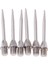12PCS Çelik Dart Değiştirme Dönüşüm Noktası Çekiç Başlık Uçları Şaftlar Parçalar Gümüş 2