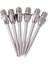12PCS Çelik Dart Değiştirme Dönüşüm Noktası Çekiç Başlık Uçları Şaftlar Parçalar Gümüş 3