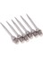 12PCS Çelik Dart Değiştirme Dönüşüm Noktası Çekiç Başlık Uçları Şaftlar Parçalar Gümüş 4