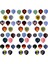 100 Pcs Contalı 60 Pcs Uçuşları Şaft Grommet Yıkayıcı 3