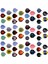 100 Pcs Contalı 60 Pcs Uçuşları Şaft Grommet Yıkayıcı 4