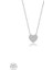 Swarovski Zirconia Kalp 925 Ayar Gümüş Kolye 1