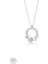 Swarovski Zirconia Aşk Döngüsü 925 Ayar Gümüş Kolye 1
