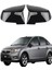 X-Large Garage Ford Focus 2 05-08  Araca Özel Batman Yarasa Ayna Kapağı Pianoblack 1