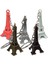 Paris Eyfel Kulesi Renkli 3D Metal Anahtarlık 5 Adet 1