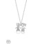Swarovski Zirconia Kardeş 925 Ayar Gümüş Kolye 1