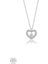 Swarovski Zirconia Kalp 925 Ayar Gümüş Kolye 1
