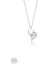 Swarovski Zirconia Kalp 925 Ayar Gümüş Kolye 1
