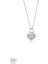 Swarovski Zirconia Kilit Kalp 925 Ayar Gümüş Kolye 1