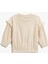 Kedi Baskılı Fırfırlı Sweatshirt Pamuklu 2