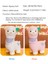Alpaka Bebek Sevimli Eşarp Kuzu Bebek Peluş Oyuncak Yastık Pembe (Yurt Dışından) 3
