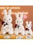 Sevimli Gül Çiçek Tavşan Peluş Oyuncak Bebek Pembe (Yurt Dışından) 4