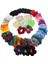 53X Renkli Scrunchies Saç Band Lady Bobble Saç Bağları Halatlar Saç Dekorları (Yurt Dışından) 3