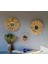 Wall Art Rafya ve Bambu Ayna Duvar Dekorasyon Ürünü 3?lü Set 2