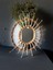 Wall Decoration Art Bambu Ayna Turuncu 3