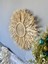 Wall Decoration Art Hasır Rafya ve Ahşap Ayna Duvar Dekorasyon Ürünü 4’lü Set 3