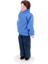 1/12 Dollhouse Minyatür Porselen Bebek Erkek Mavi Sweater Insan Figürleri (Yurt Dışından) 1