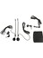 Motosiklet - Kask Intercom Kulaklık Seti Mp3 Giriş Siyah (Yurt Dışından) 1