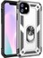 Apple iPhone 11 Kılıf Zore Vega Tank Sert Yüzüklü Standlı Zırh Koruma Kapak 1