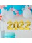 2022 Folyo Balon Numarası Noel Yıldönümü Süsleri Için Dijital Balon 4