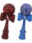 Ahşap Kendama Oyuncak - Kırmızı/Mavi (Yurt Dışından) 1