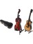 1/6 Aksiyon Figürleri 12 Inç Bebek Aksesuarları Ahşap Gitar + Keman Müzikal Ev Dekorasyonları 1