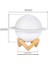 15 cm 3D Ay Lambası 2 Renkler LED Saturn Gece Lambası Dokunmatik Kontrol Bebek Başucu Lambası Standı Çocuklar Noel Hediyesi ile | LED Gece Işıkları (Yurt Dışından) 3