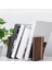 1 Adet Ahşap Bookends Metal Tabanlı Ağır Hizmet Tezgahı Standı Ofis Masaüstü Veya Raflar Için Anti Kaymaz Noktalar ile Dekoratif Kitap | (Yurt Dışından) 3